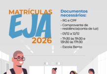 Matrículas abertas para o EJA 2026: sua chance de retomar os estudos em Marechal Cândido Rondon