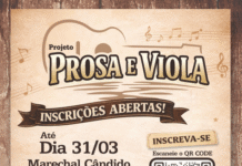 Projeto Prosa e Viola abre inscrições em Marechal Cândido Rondon