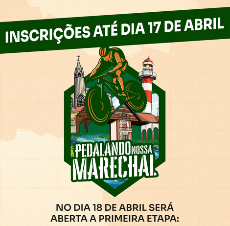 Inscrições para o Pedalando Nossa Marechal seguem abertas até o dia 17 de abril