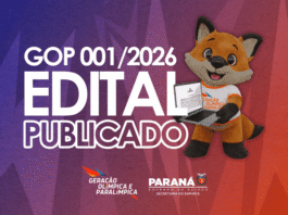 Estado abre inscrições para o Edital 001/2026 do Programa Geração Olímpica e Paralímpica