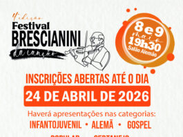 Abertas as inscrições para o 4º Festival Brescianini da Canção de Marechal Cândido Rondon