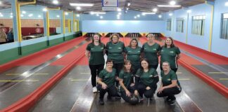 Equipe de Bolão Feminino AACC/Prefeitura de Marechal Rondon conquista o 1º lugar na 2ª rodada do Campeonato Costa Oeste