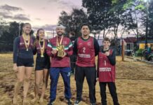 Vôlei de praia feminino de Marechal Cândido Rondon conquista título regional dos JOJUPS