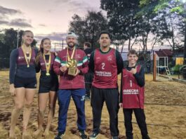 Vôlei de praia feminino de Marechal Cândido Rondon conquista título regional dos JOJUPS