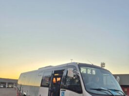 Novo micro-ônibus amplia estrutura para o transporte de atletas e já realiza primeira viagem