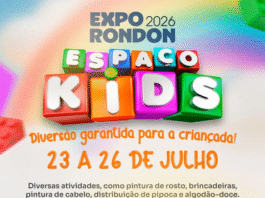 Espaço Kids será novamente uma das atrações da Expo Rondon em 2026