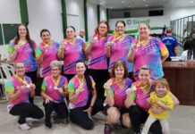 Bolão feminino de Marechal Cândido Rondon conquista ouro na fase regional dos Jogos Abertos do Paraná