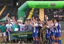 AABB conquista tricampeonato do futebol amador