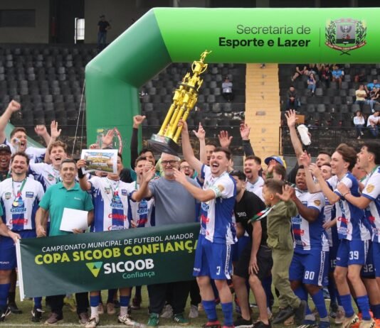 AABB conquista tricampeonato do futebol amador
