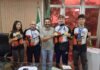 Atletas rondonenses são recebidos pelo prefeito após conquista de seis medalhas no Brasileiro de Karatê