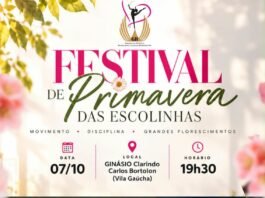 Festival de ginástica rítmica acontece nesta quarta-feira em Marechal Cândido Rondon