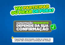 SEES convoca proponentes do PROESPORTE para capacitação obrigatória em gestão de projetos
