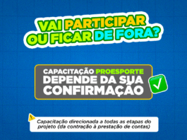 SEES convoca proponentes do PROESPORTE para capacitação obrigatória em gestão de projetos
